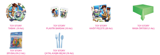10 kişilik toy story ekonomik set antalyahavaifiseknet