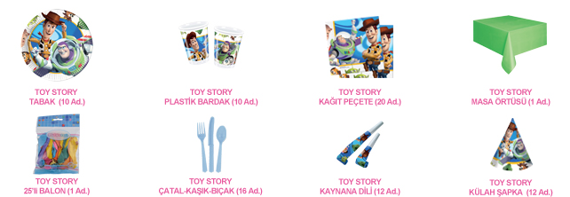 10 Kişilik Toy Story Mini Set antalyahavaifiseknet