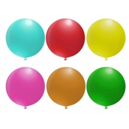 1li 27 inç Pastel Renk Dekorasyon Balon