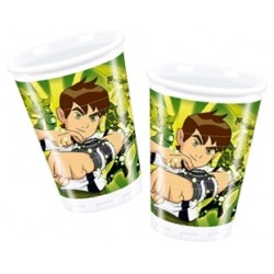 10 Adet 180/200cc Ben 10 Plastik Bardak