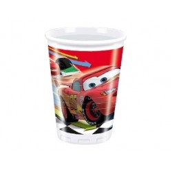 10 Adet 180/200cc Cars 2 Plastik Bardak