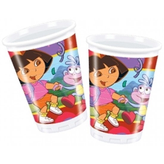 10 Adet 180/200cc Dora Plastik Bardak