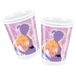 10 Adet 180/200cc Hannah Montana Backstage Plastik Bardak