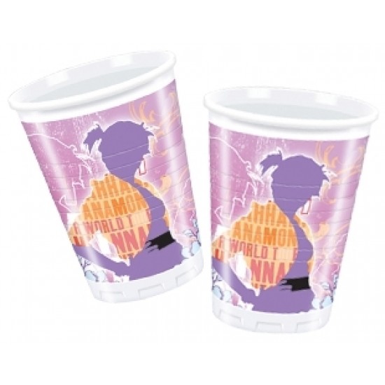 10 Adet 180/200cc Hannah Montana Backstage Plastik Bardak