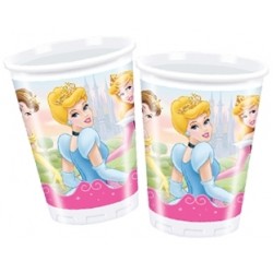 10 Adet 180/200cc Prenses Fairytale Plastik Bardak