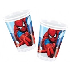 10 Adet 180/200cc Spiderman Klasik Plastik Bardak