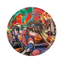 10 Adet 23 Santim Bakugan Kağıt Tabak 