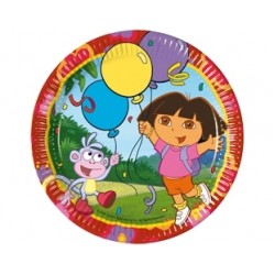 10 Adet 23 Santim Dora Kağıt Tabak