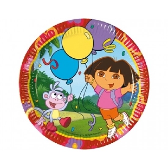 10 Adet 23 Santim Dora Kağıt Tabak