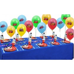 10 Kişilik Cars Red Ekonomik Set