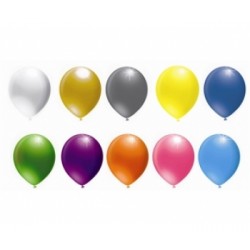 100lü 12 İnç Metalik Renk Latex Balon