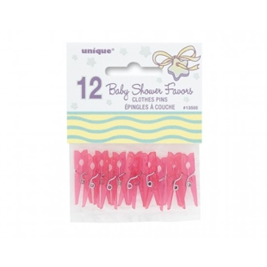 12 Adet Baby Pink Favors Mandal