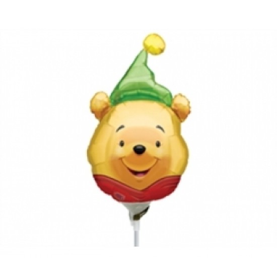 14 inç Winnie The Pooh Parti Şapkalı Folyo Balon