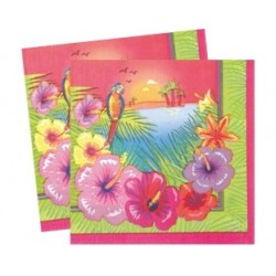 16 Adet 33X33 Santim Luau Party Kağıt Peçete