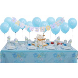 16 Kişilik Baby Shower Blue Süper Set