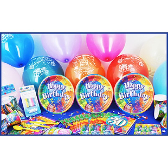 16 Kişilik Brilliant Birthday 30 Yaş Süper Set