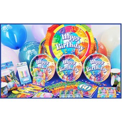 16 Kişilik 60 Yaş Brilliant Birthday Lüks Set