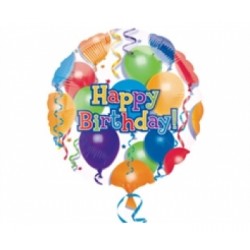 18 İnç Birthday Balloons N Star Folyo Balon