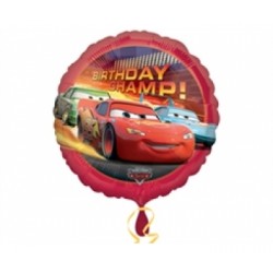 18 İnç Cars Birthday Champ Folyo Balon