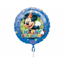 18 İnç Mickey Birthday Stars Folyo Balon