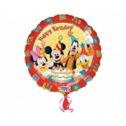 18 inç Mickey Ve Arkadaşları Birthday Folyo Balon