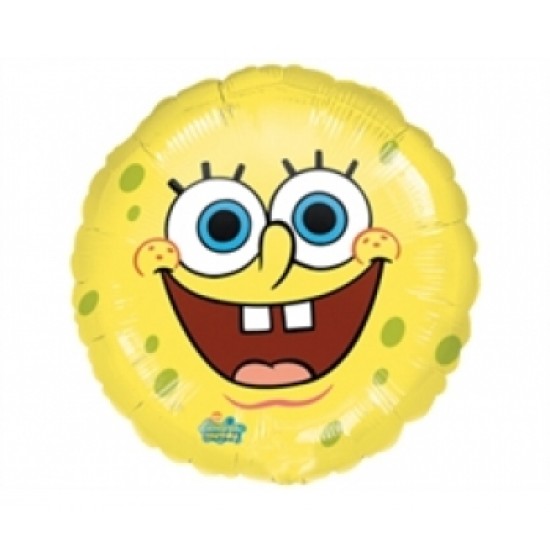 18 inç Sponge Bob Smiles Folyo Balon