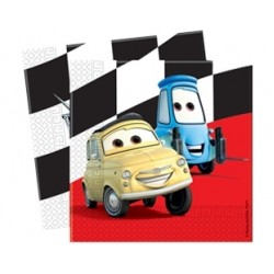 20 Adet 33X33 Santim Cars Red Kağıt Peçete