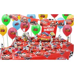 20 Kişilik Cars Red Lüks Set