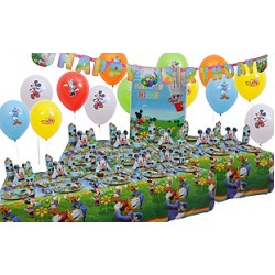 20 Kişilik Mickey Renkler Süper Set