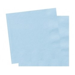 20 Adet 33x33 Cm Açık Mavi Pastel Peçete