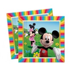 20 Adet 33x33 Cm. Mickey Renkler Kağıt Peçete