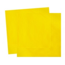 20 Adet 33x33 Cm Sarı Pastel Peçete