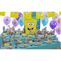 20 Kişilik Sponge Bob Lüks Set