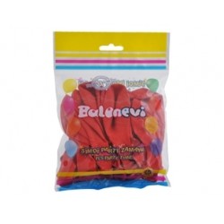 25li 12 inç Kırmızı Baskı Balon