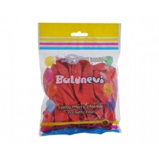 25li 12 inç Kırmızı Baskı Balon