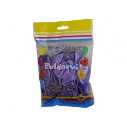 25li 12 inç Metalik Violet Baskı Balon