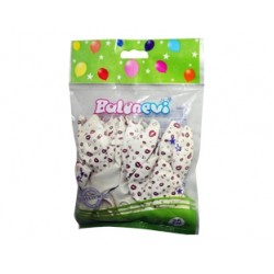 25li Çepeçevre 12 inç Dudaklar Baskılı Balon