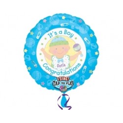 28 inç Its a Boy Müzikli Folyo Balon