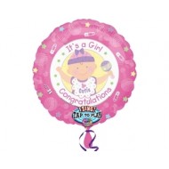 28 inç Its a Girl Müzikli Folyo Balon