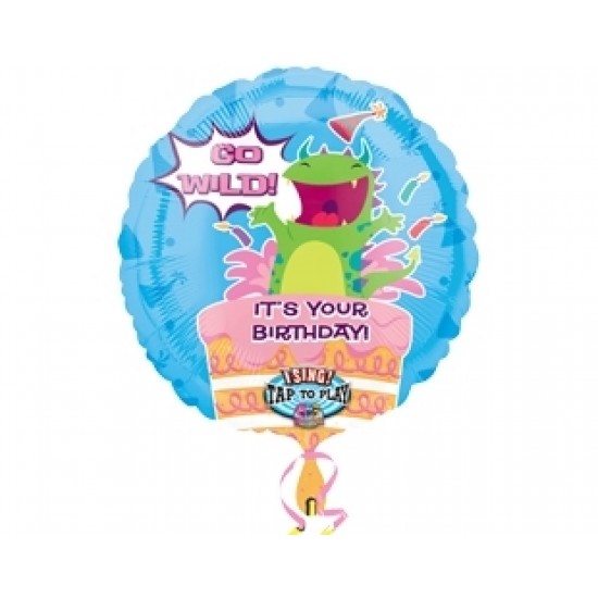 28 inç Wild Thing Birthday Müzikli Folyo Balon