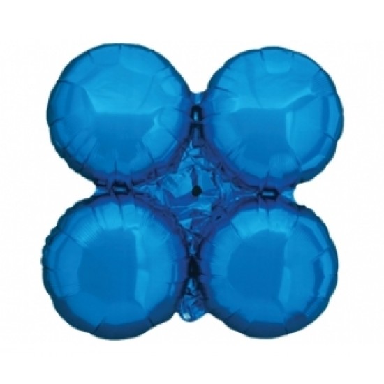 29.5 İnç 4lü Mavi Düz Dekorasyon Folyo Balon
