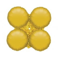 29.5 İnç 4lü Gold Düz Dekorasyon Folyo Balon