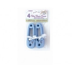 2 Adet Baby Blue Ribbon Fovors