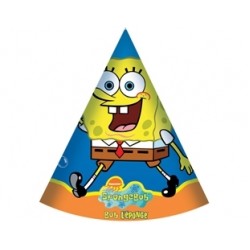 6 Adet Sponge Bob Külah Şapka