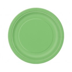 8 Adet 23 Santim Açık Yeşil Pastel Tabak
