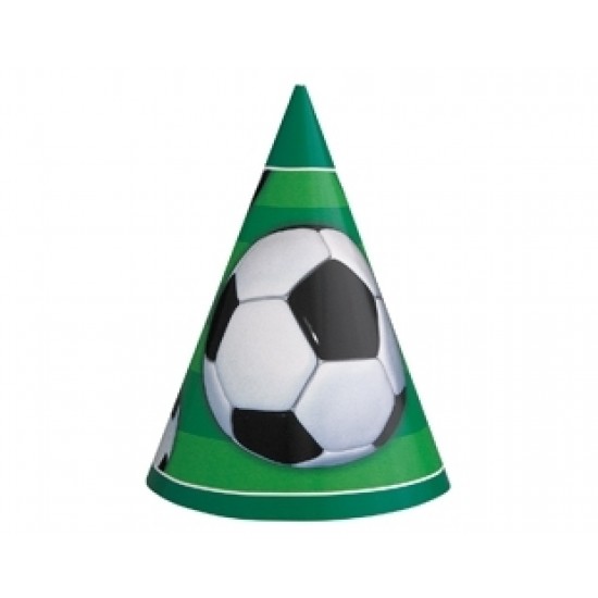 8 Adet 3D Soccer Külah Şapka