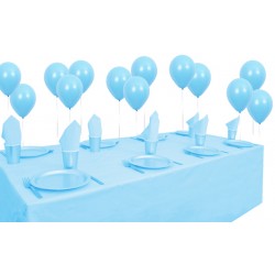 8 Kişilik Açık Mavi Pastel Mini Set