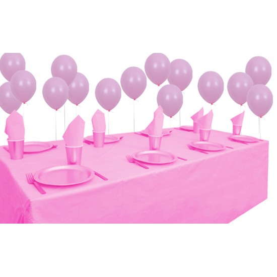 8 Kişilik Pastel Pembe Mini Set