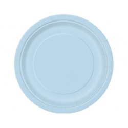 8 Adet 23 Cmlik Açık Mavi Pastel Tabak