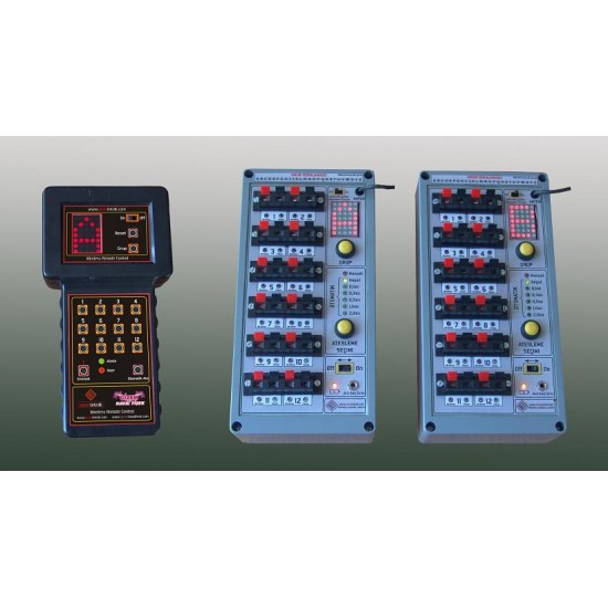 Kablosuz Havai Fişek Ateşleyici ve Kumanda Seti